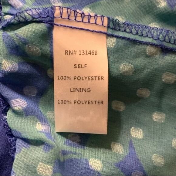 VICI Blue Green One Shoulder Floral Peplum Blouse Top XS NWT - Picture 8 of 9